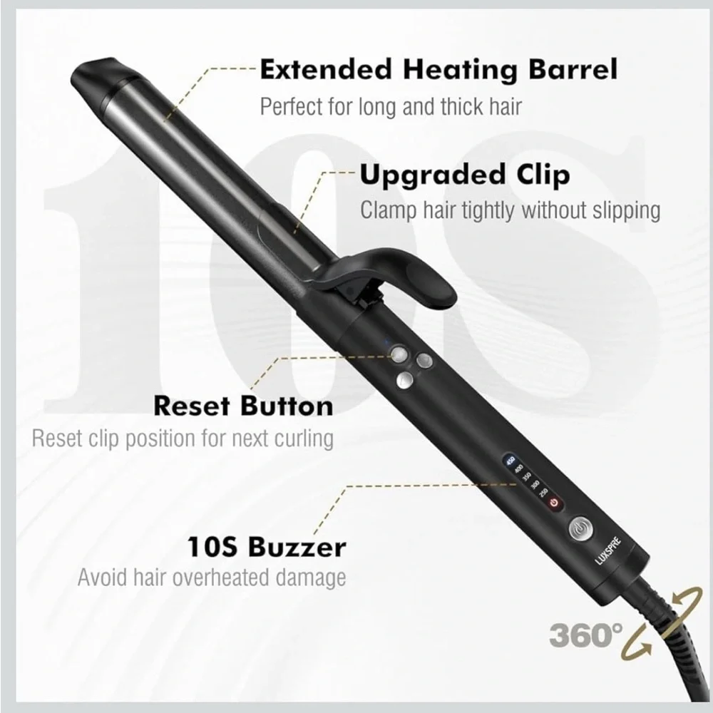 Automatic Curling Iron for Women - Black
